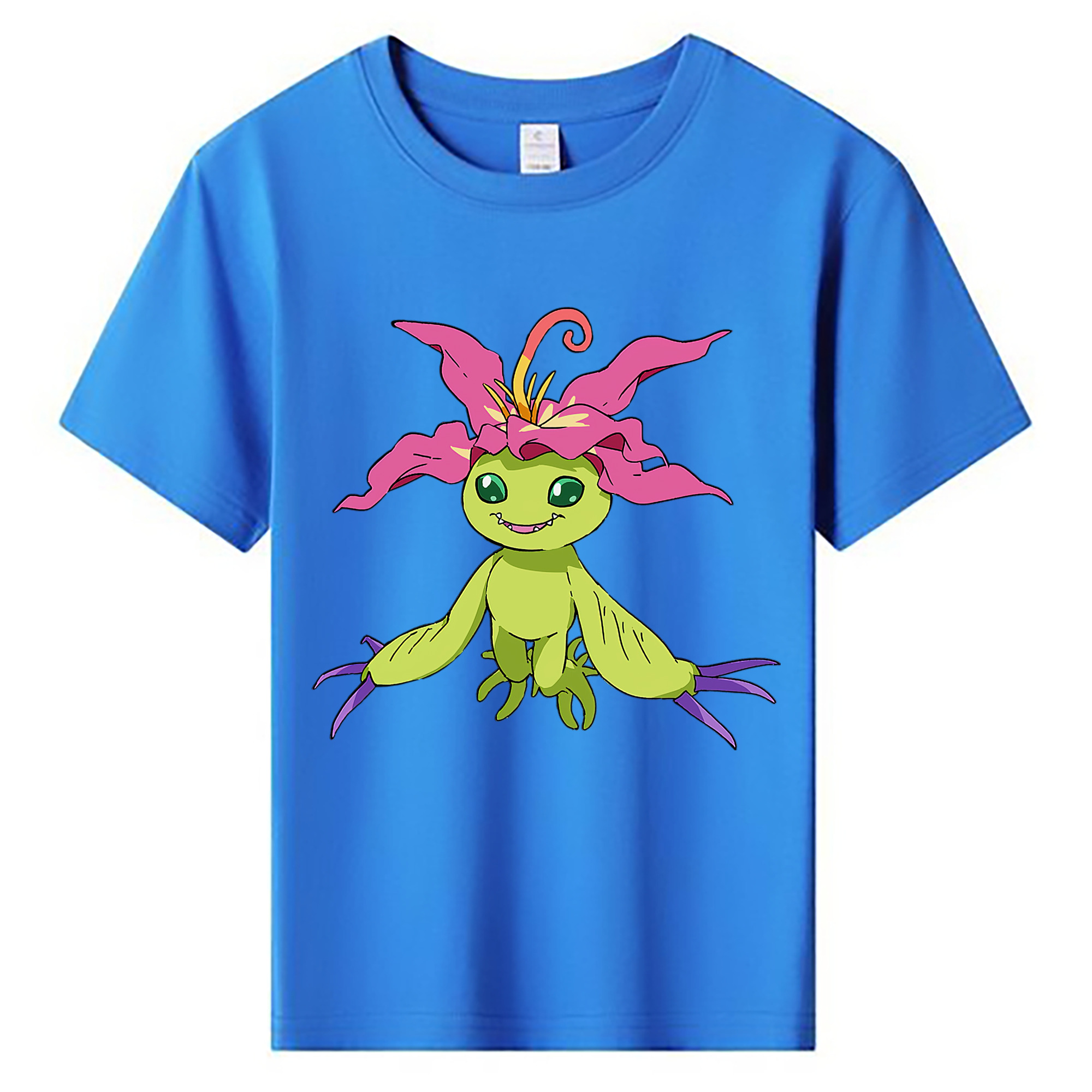 （画像用） Digimon デジタルモンスター/デジモン 綿100％キッズTシャツ（フロントプリント）